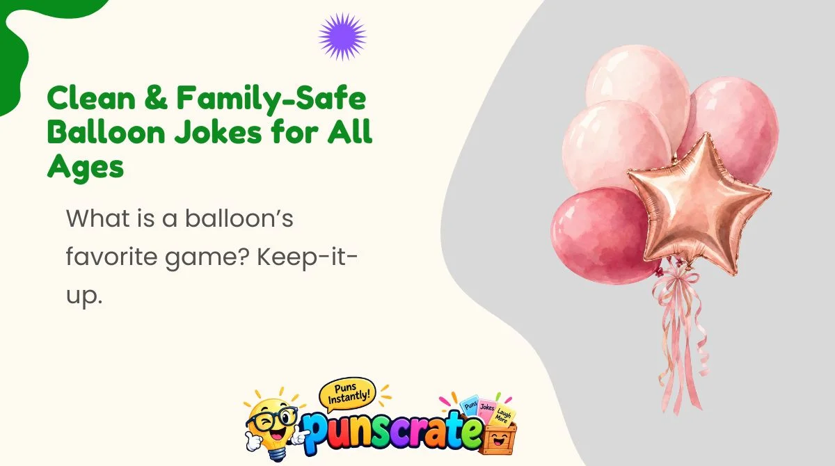 Clean & Family-Safe Balloon Jokes for All Ages