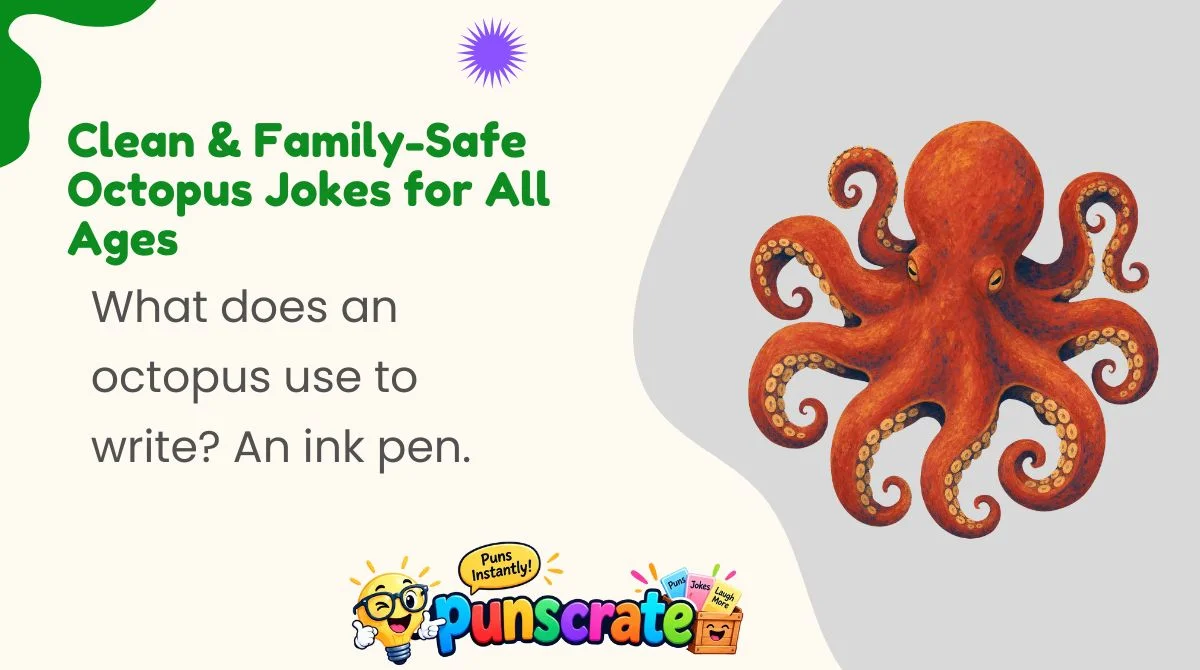 Clean & Family-Safe Octopus Jokes for All Ages