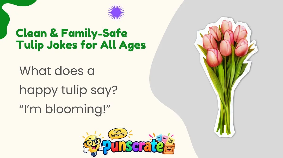 Clean & Family-Safe Tulip Jokes for All Ages