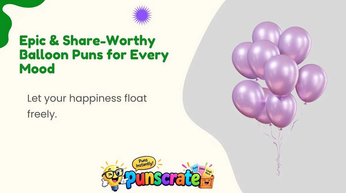 Epic & Share-Worthy Balloon Puns for Every Mood 