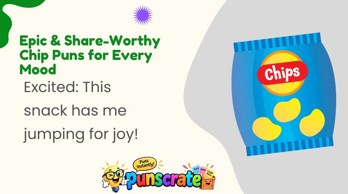 Epic & Share-Worthy Chip Puns for Every Mood
