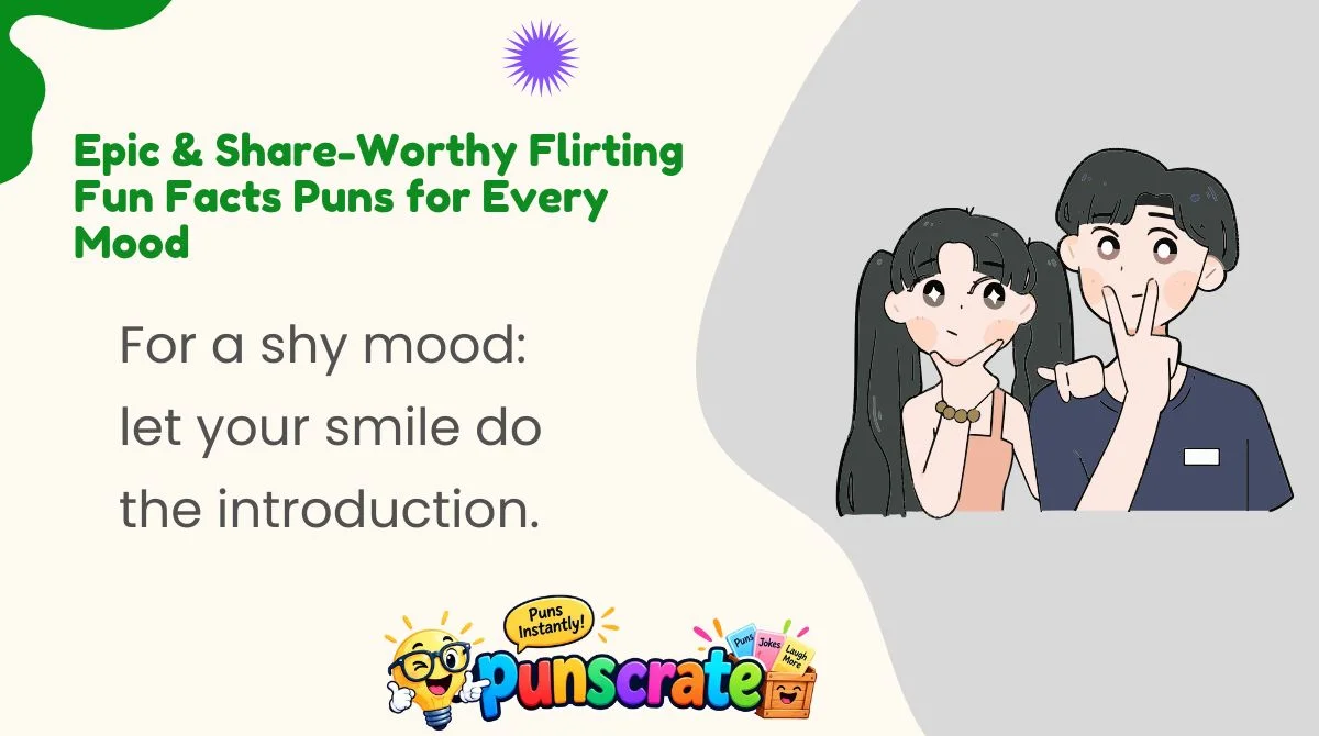 Epic & Share-Worthy Flirting Fun Facts Puns for Every Mood 