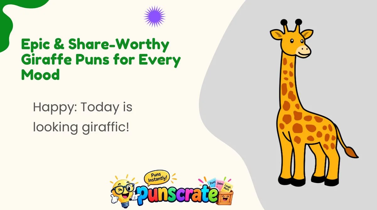 Epic & Share-Worthy Giraffe Puns for Every Mood 