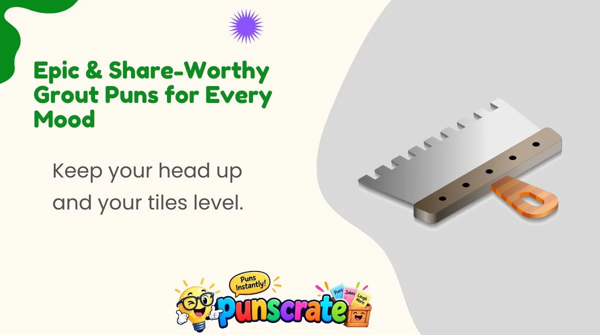 epic-and-share-worthy-grout-puns-for-every-mood Epic & Share-Worthy Grout Puns for Every Mood
