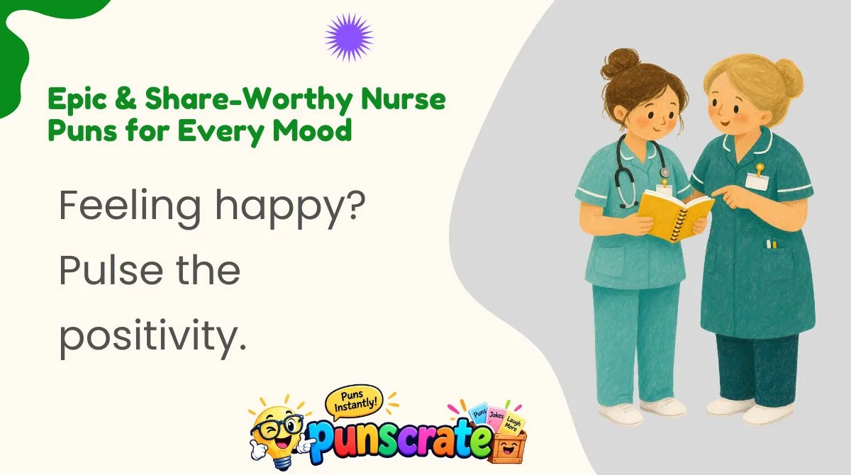 Epic & Share-Worthy Nurse Puns for Every Mood 
