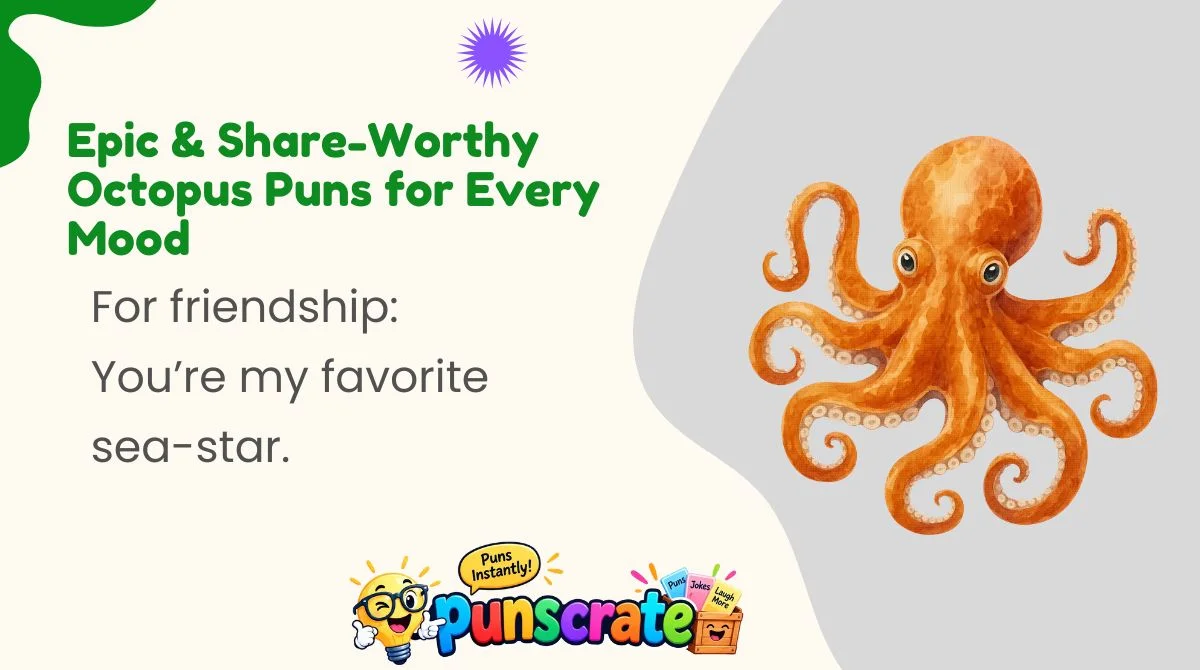 Epic & Share-Worthy Octopus Puns for Every Mood