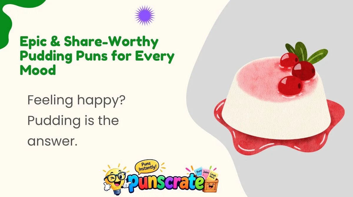 Epic & Share-Worthy Pudding Puns for Every Mood
