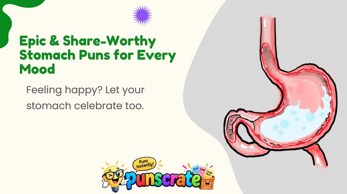 Epic & Share-Worthy Stomach Puns for Every Mood