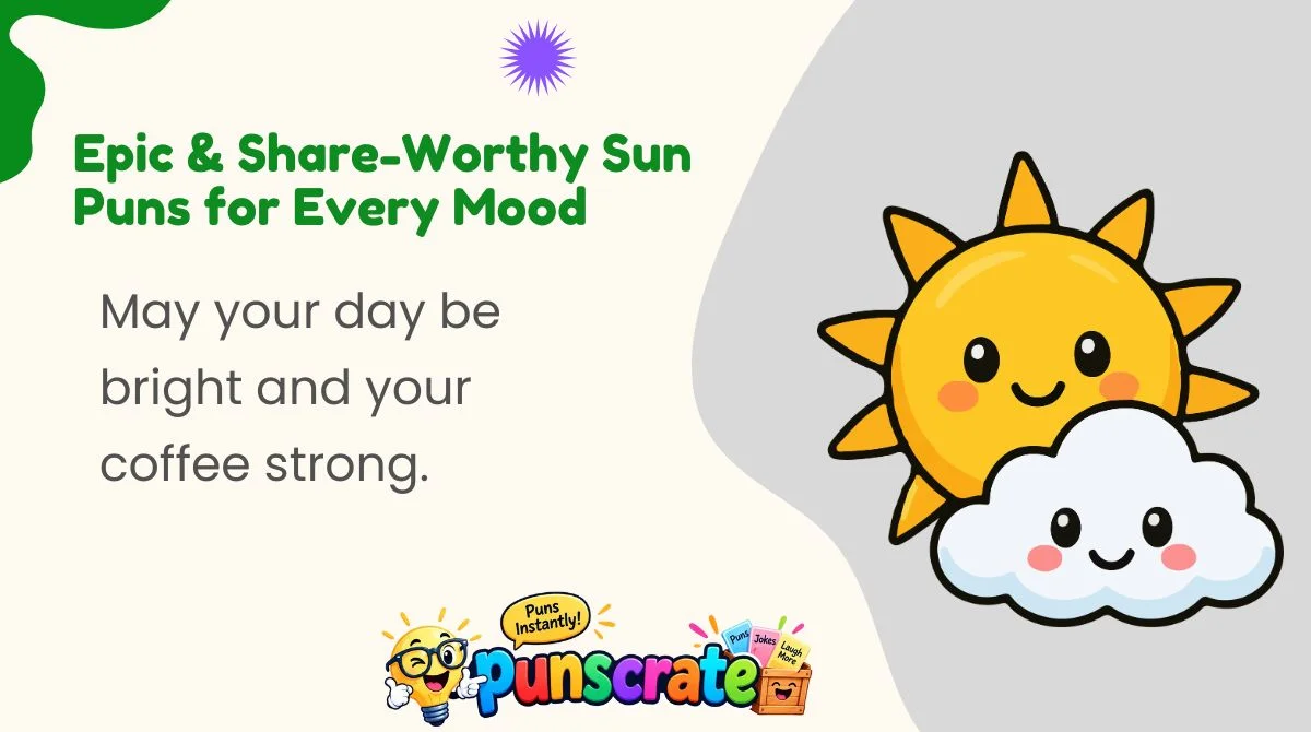 epic-and-share-worthy-sun-puns-for-every-mood Epic & Share-Worthy Sun Puns for Every Mood