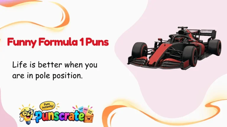 Funny Formula 1 Puns