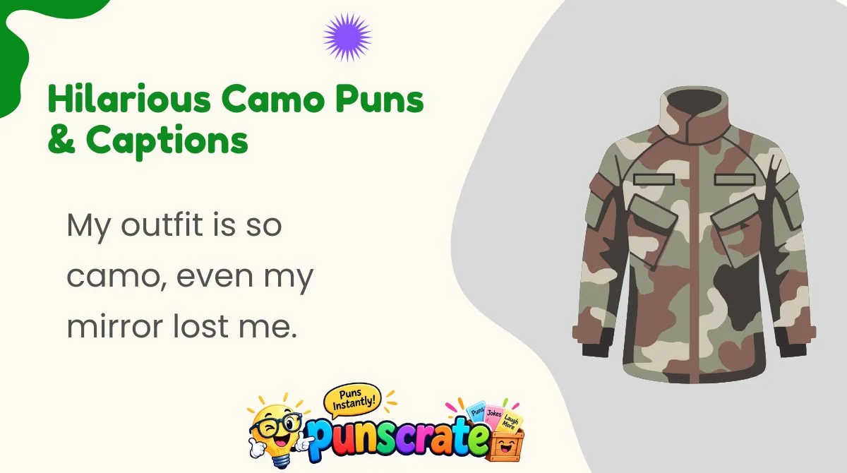 hilarious-camo-puns-and-captions Hilarious Camo Puns & Captions
