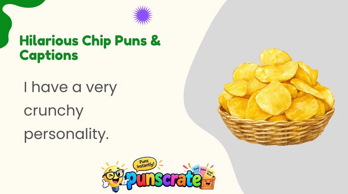 Hilarious Chip Puns & Captions