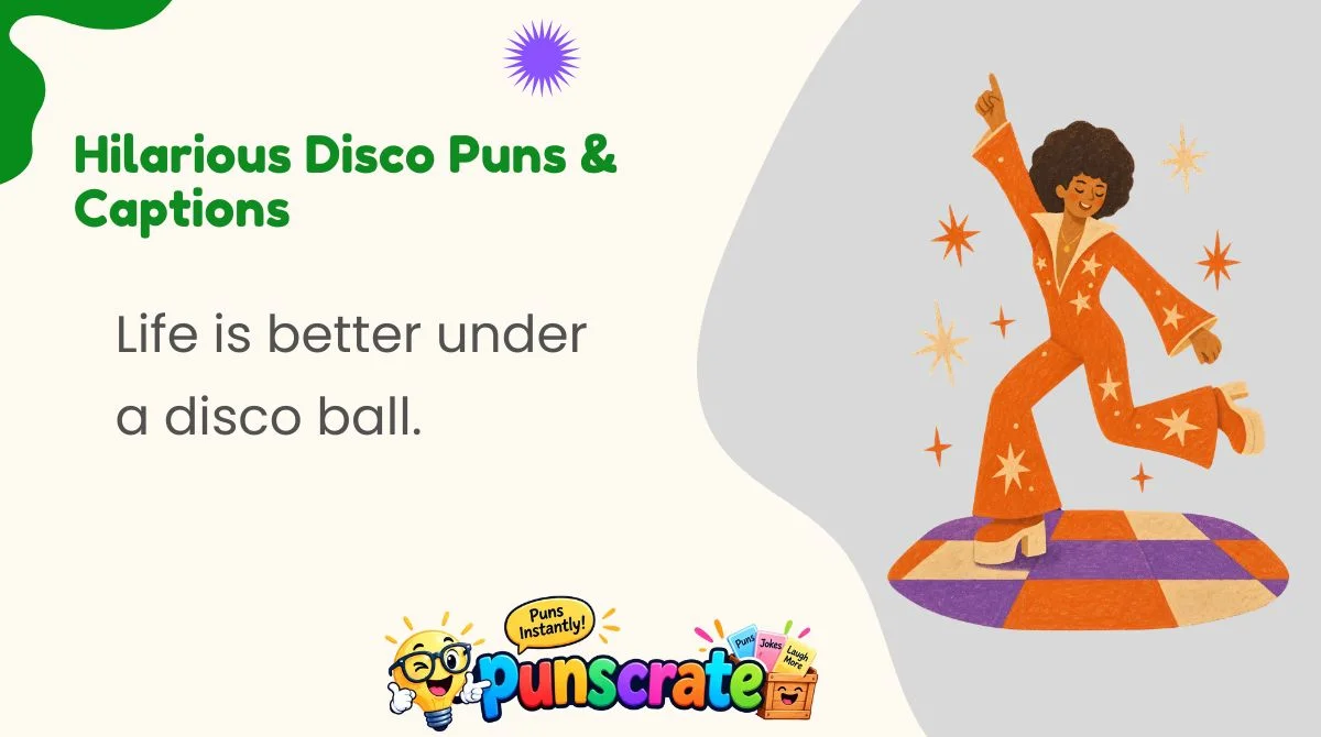 hilarious-disco-puns-and-captions Hilarious Disco Puns & Captions