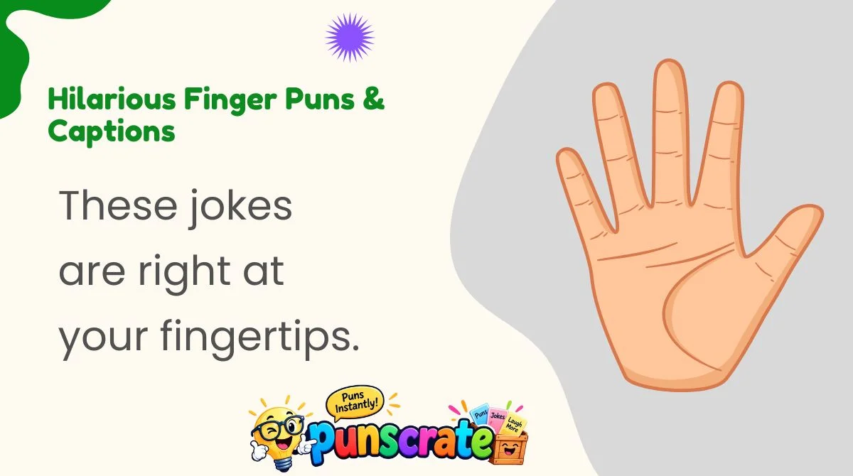 hilarious-finger-puns-and-captions Hilarious Finger Puns & Captions