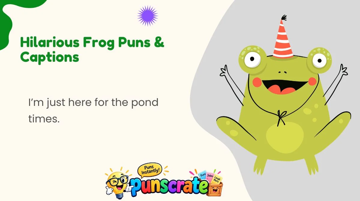 hilarious-frog-puns-and-captions Hilarious Frog Puns & Captions