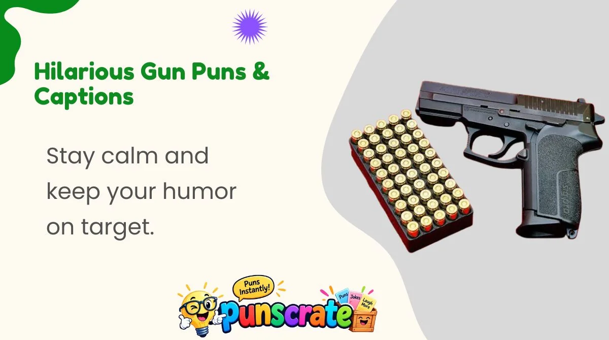 hilarious-gun-puns-and-captions Hilarious Gun Puns & Captions