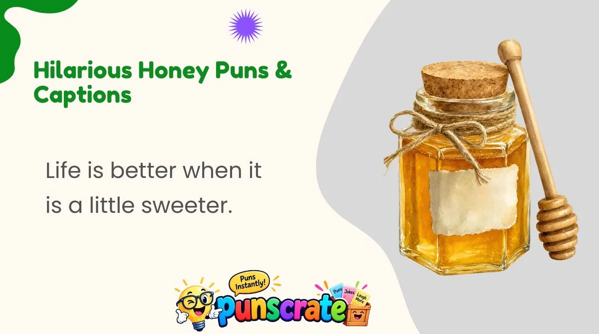 Hilarious Honey Puns & Captions 