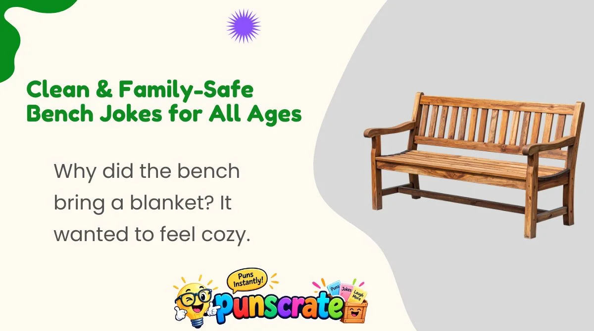 clean-and-family-safe-bench-jokes-for-all-ages Clean & Family-Safe Bench Jokes for All Ages