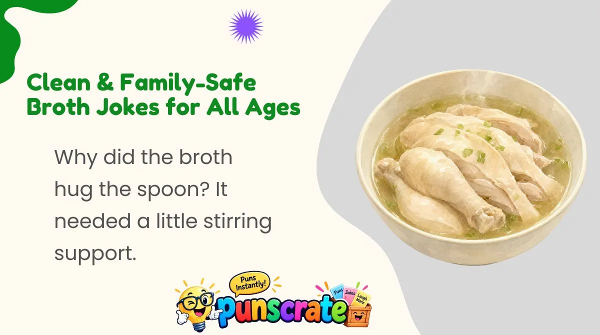 Clean & Family-Safe Broth Jokes for All Ages