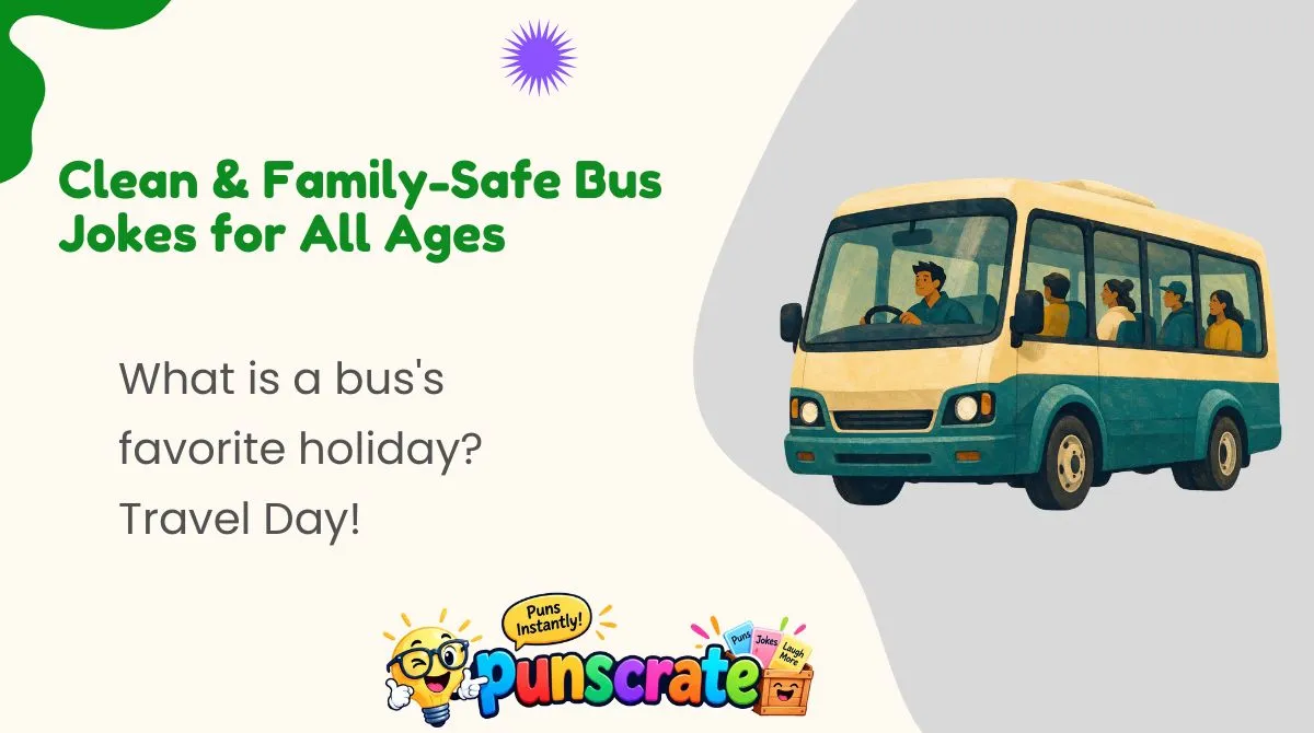 Clean & Family-Safe Bus Jokes for All Ages