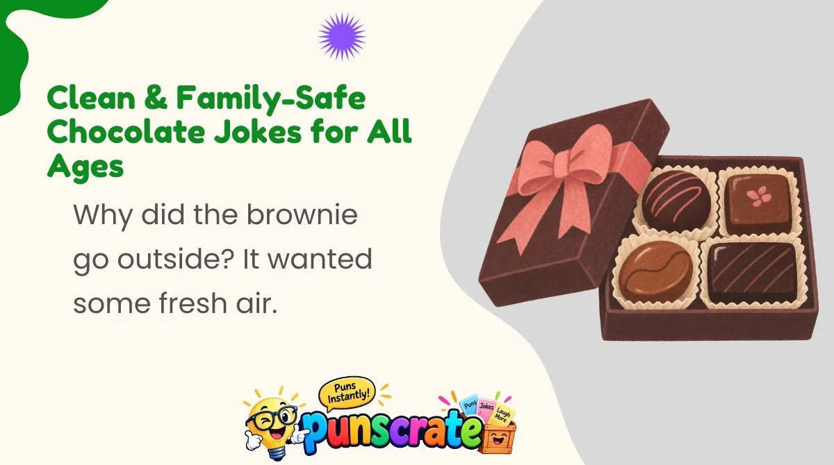Clean & Family-Safe Chocolate Jokes for All Ages