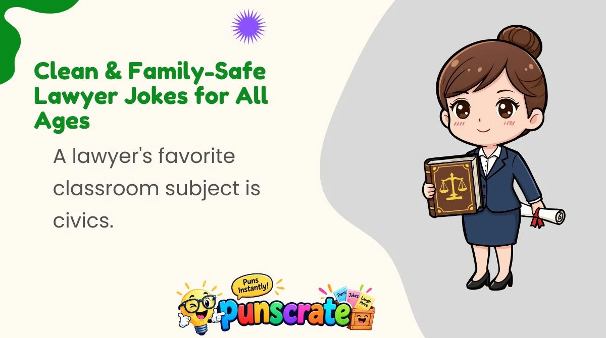 Clean & Family-Safe Lawyer Jokes for All Ages