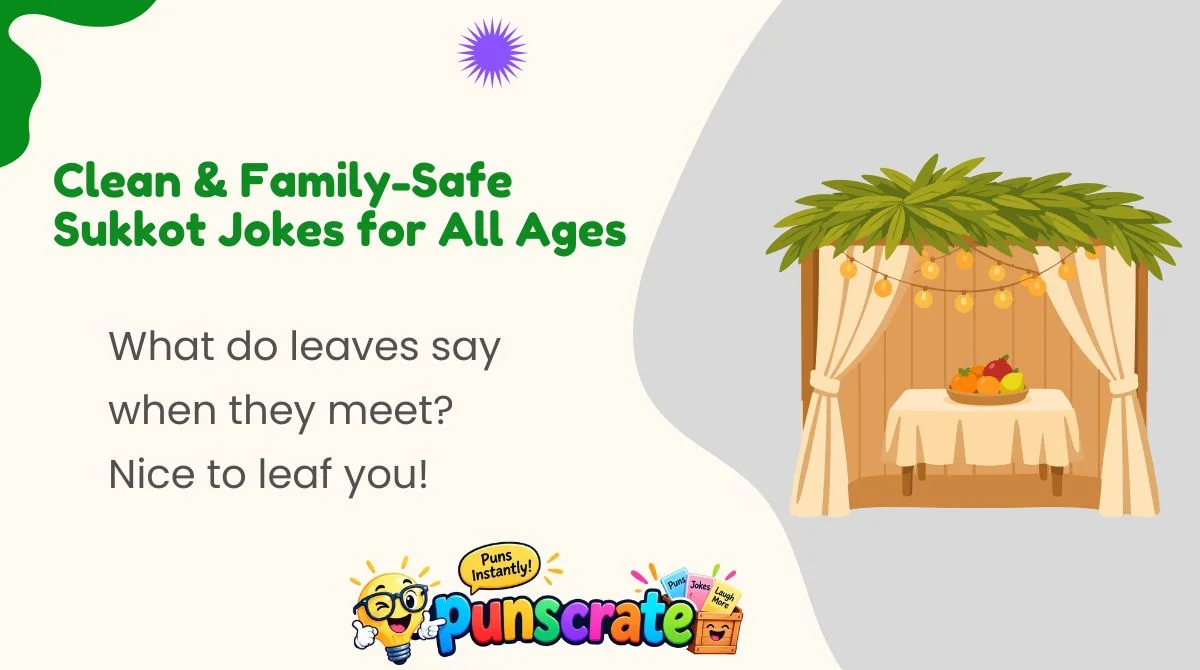 Clean & Family-Safe Sukkot Jokes for All Ages