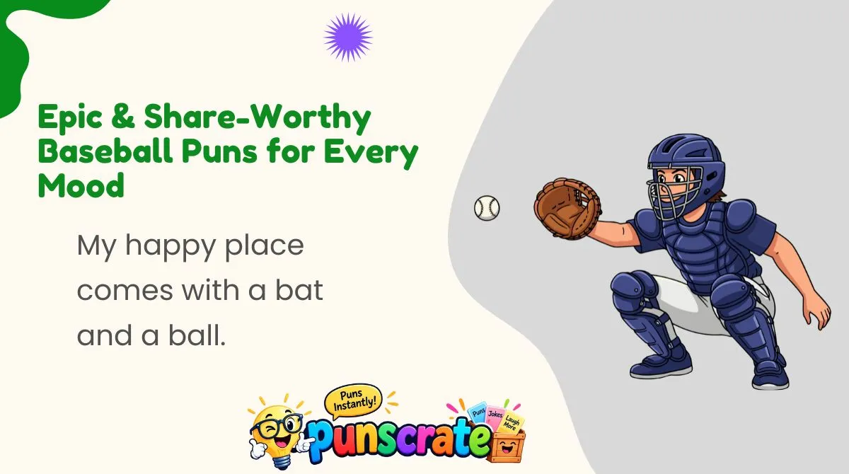 Epic & Share-Worthy Baseball Puns for Every Mood 