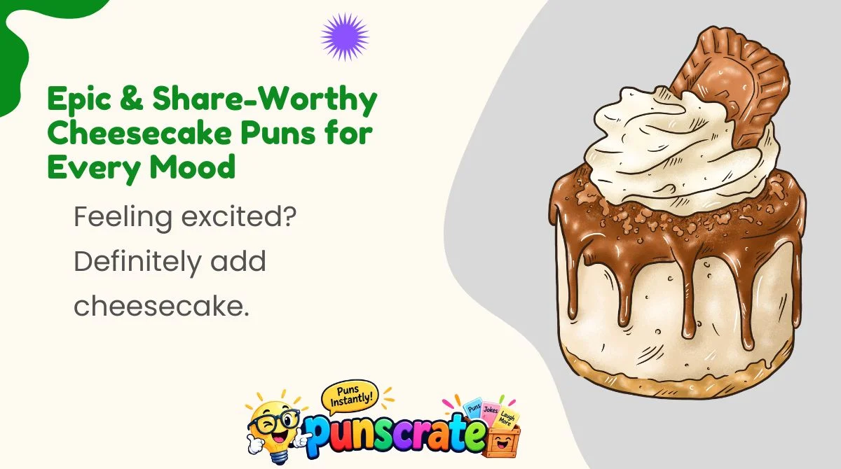 Epic & Share-Worthy Cheesecake Puns for Every Mood 