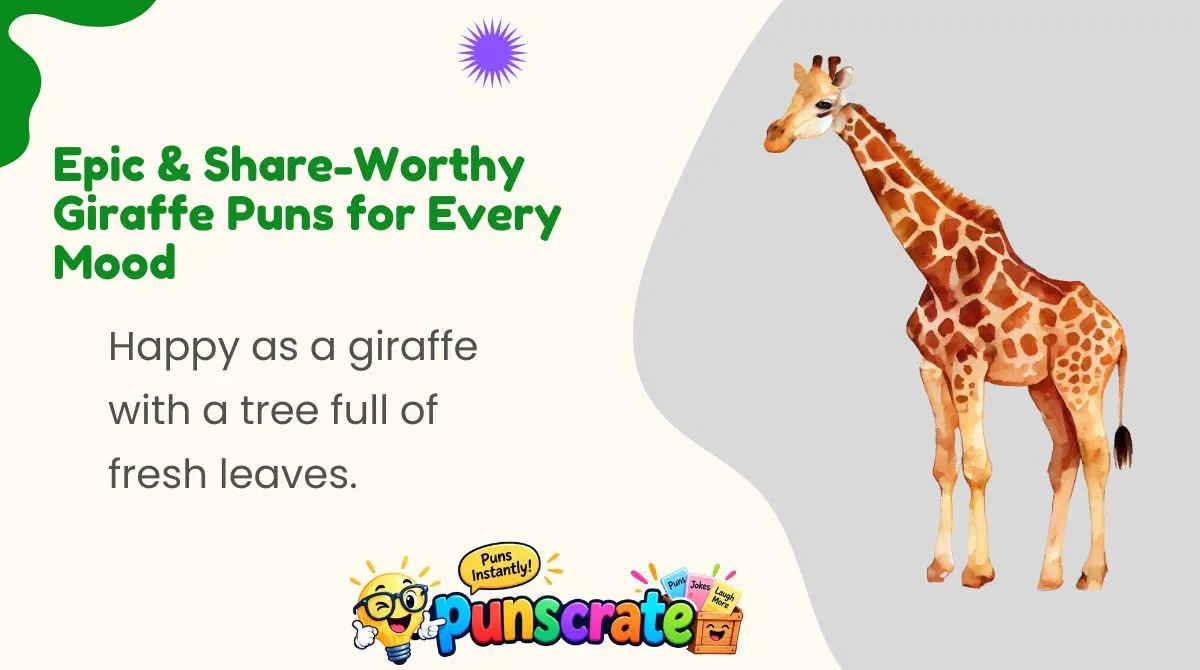 epic-and-share-worthy-giraffe-puns-for-every-mood Epic & Share-Worthy Giraffe Puns for Every Mood
