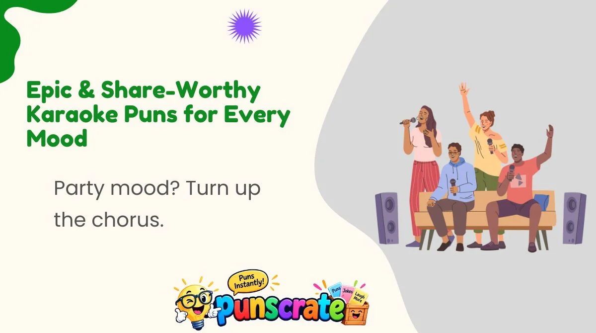 Epic & Share-Worthy Karaoke Puns for Every Mood 