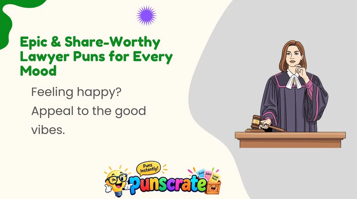 Epic & Share-Worthy Lawyer Puns for Every Mood 
