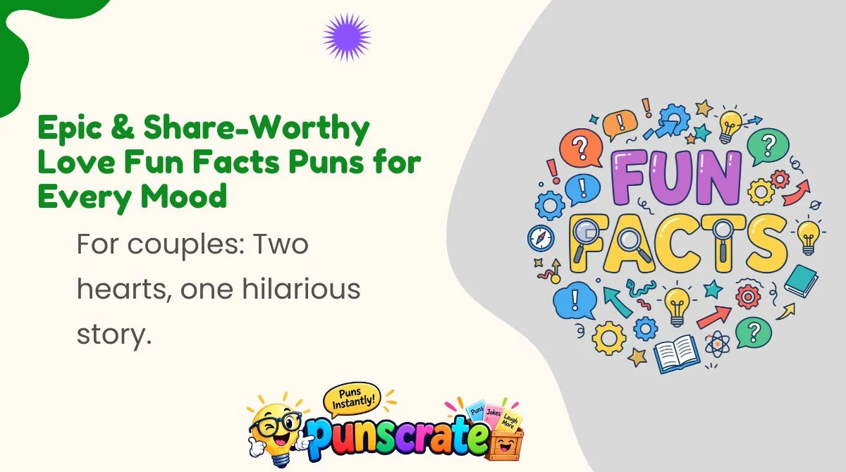 Epic & Share-Worthy Love Fun Facts Puns for Every Mood