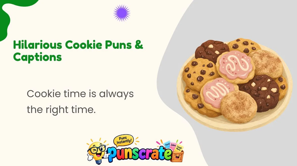 hilarious-cookie-puns-and-captions Hilarious Cookie Puns & Captions
