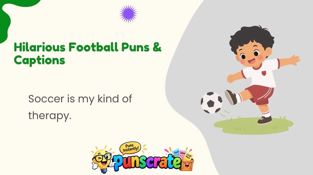 Hilarious Football Puns & Captions