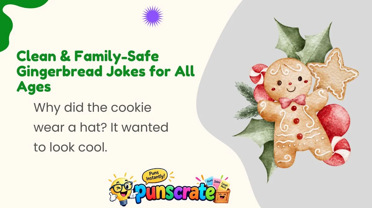 hilarious-gingerbread-puns-and-captions Clean & Family-Safe Gingerbread Jokes for All Ages