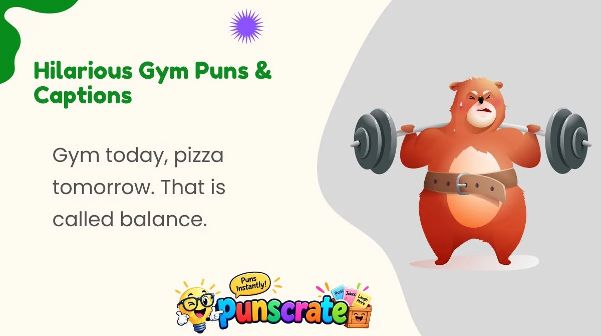 hilarious-gym-puns-and-captions Hilarious Gym Puns & Captions