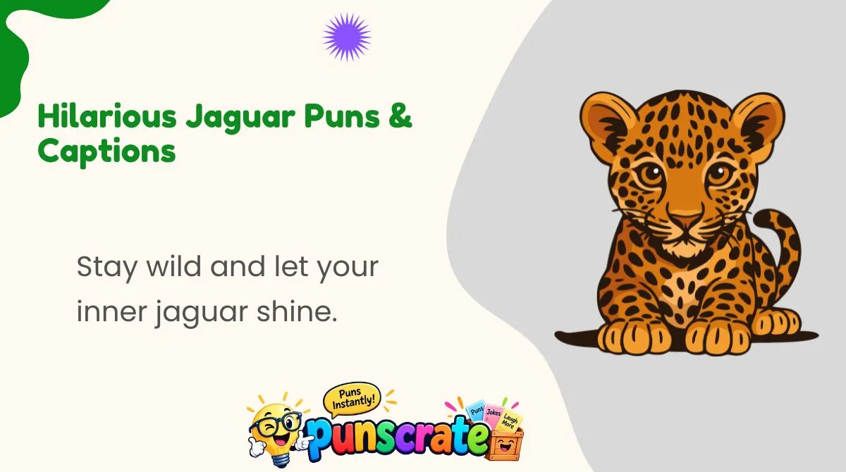 Hilarious Jaguar Puns & Captions