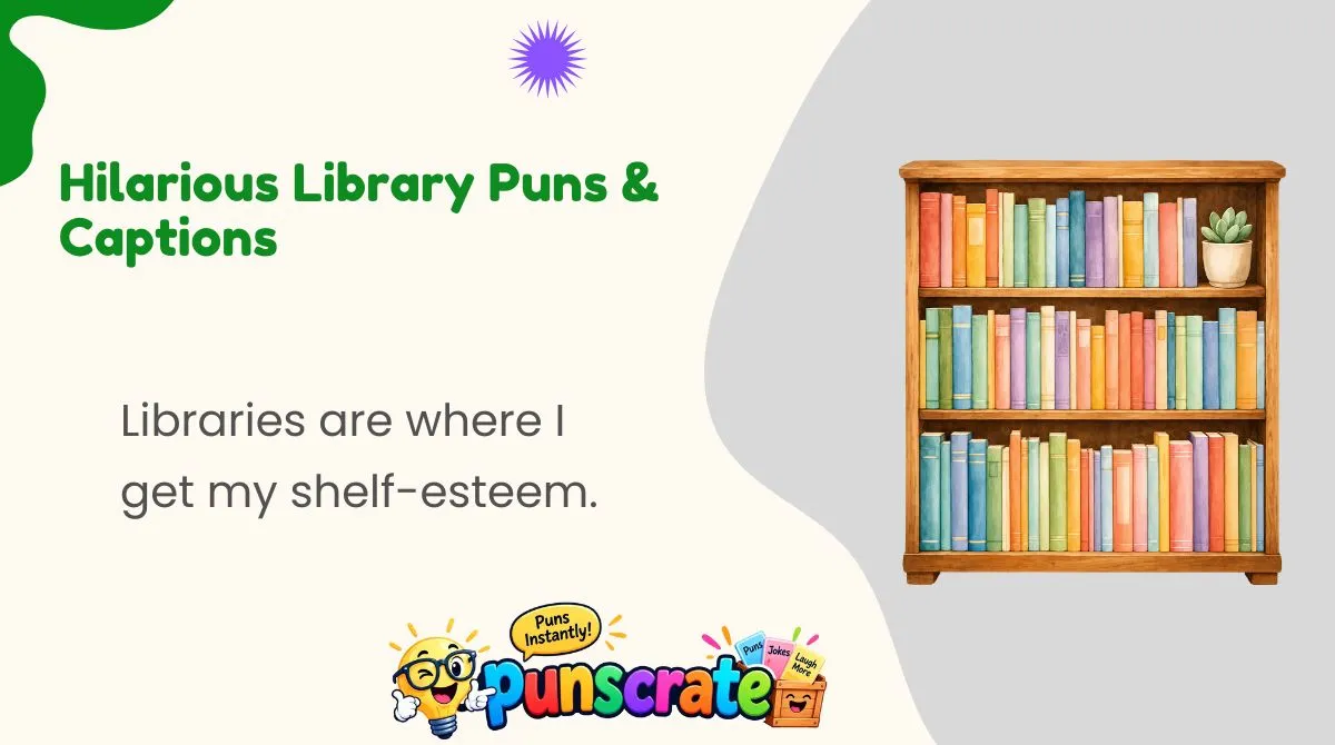 Hilarious Library Puns & Captions