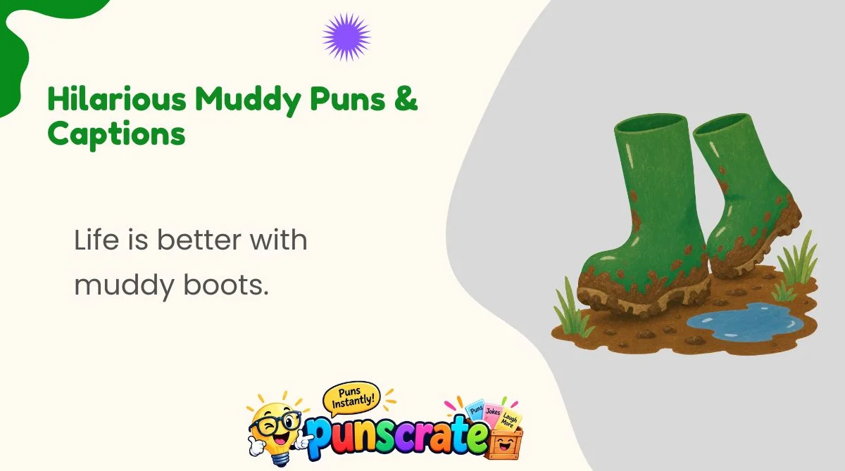 hilarious-muddy-puns-and-captions Hilarious Muddy Puns & Captions