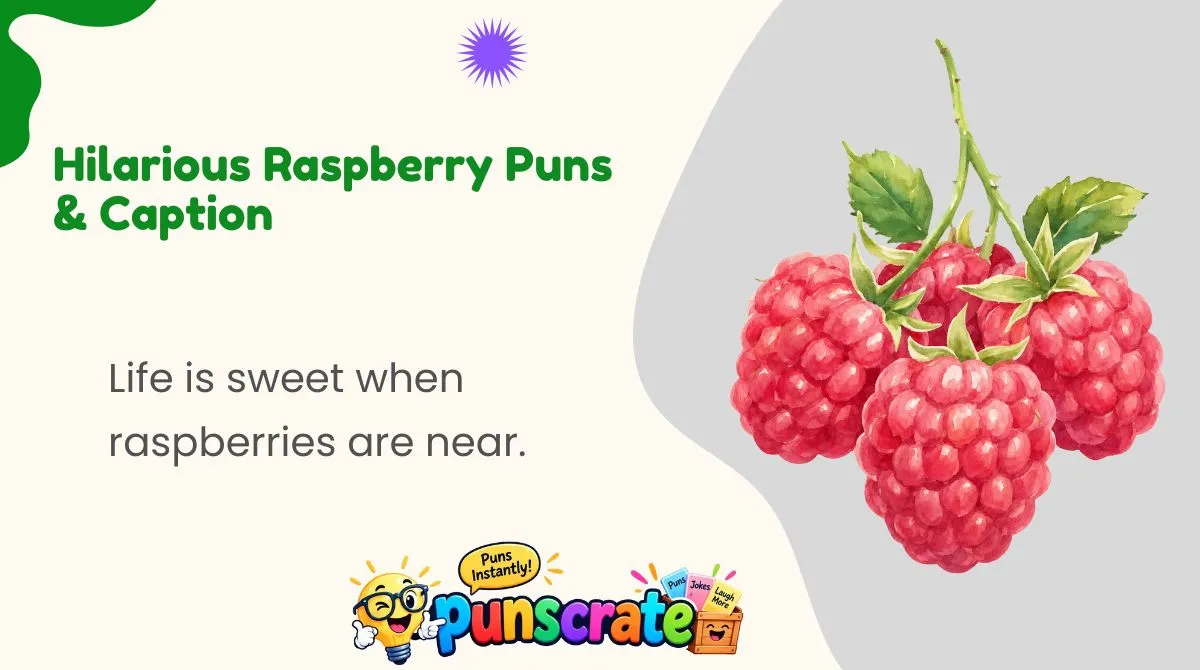 hilarious-raspberry-puns-and-caption Hilarious Raspberry Puns & Caption