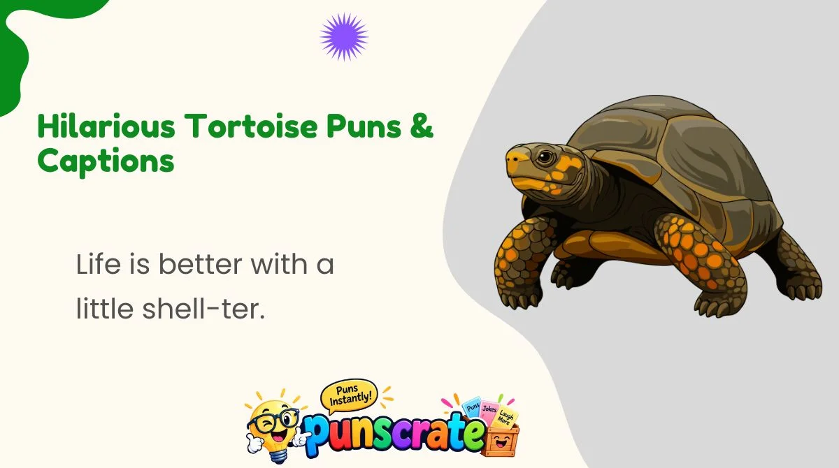 hilarious-tortoise-puns-and-captions Hilarious Tortoise Puns & Captions